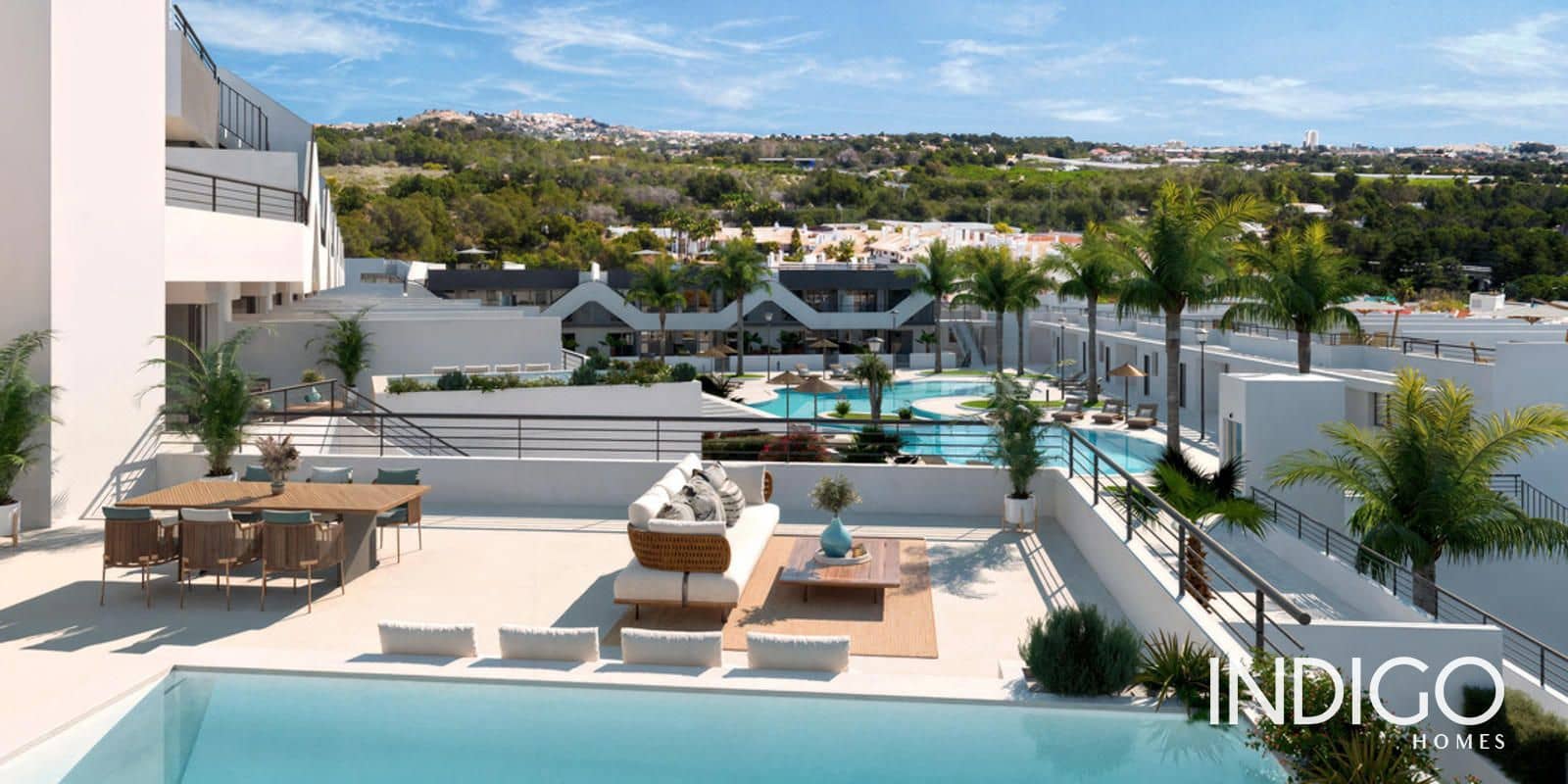 Piso de 2 habitaciones en Alfaz del Pi / L'Alfàs del Pi en venta con piscina garaje - 278.000 € (Ref: 9891485)