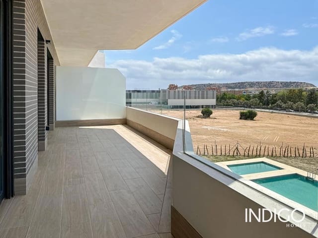 2 quarto Apartamento para arrendar em Alicante cidade com piscina garagem - 1 300 € (Ref: 9972294)