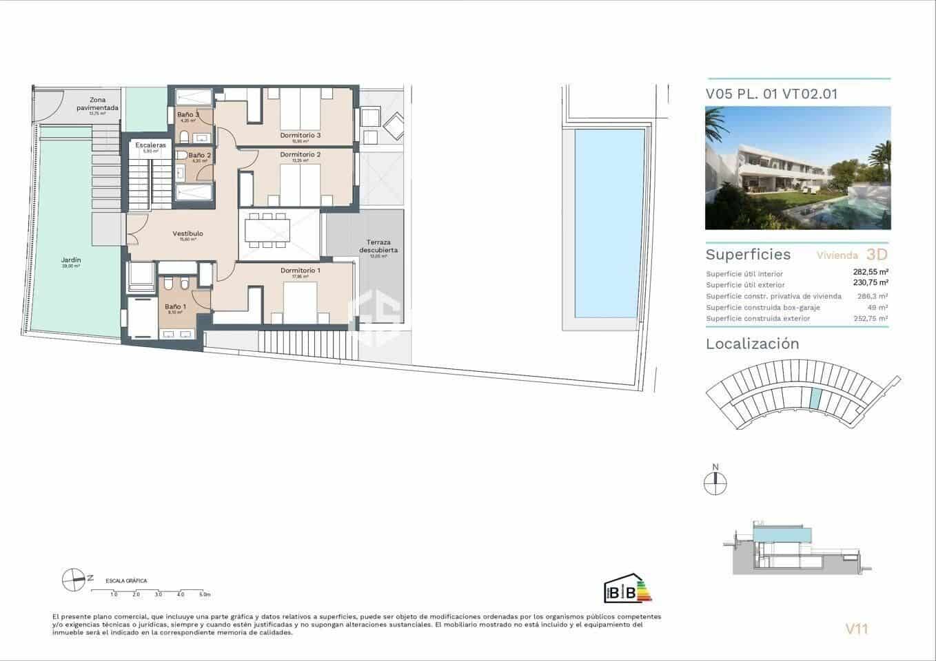 3 soverom Villa til salgs i Las Palmas de Gran Canaria med svømmebasseng garasje - € 1 425 000 (Ref: 8923711)