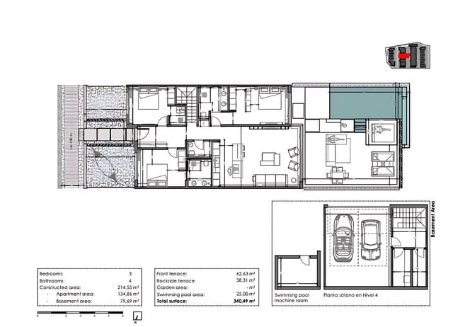 2 sypialnia Apartament na sprzedaż w Callao Salvaje, Adeje z basenem garażem - 985 000 € (Ref: 9326657)