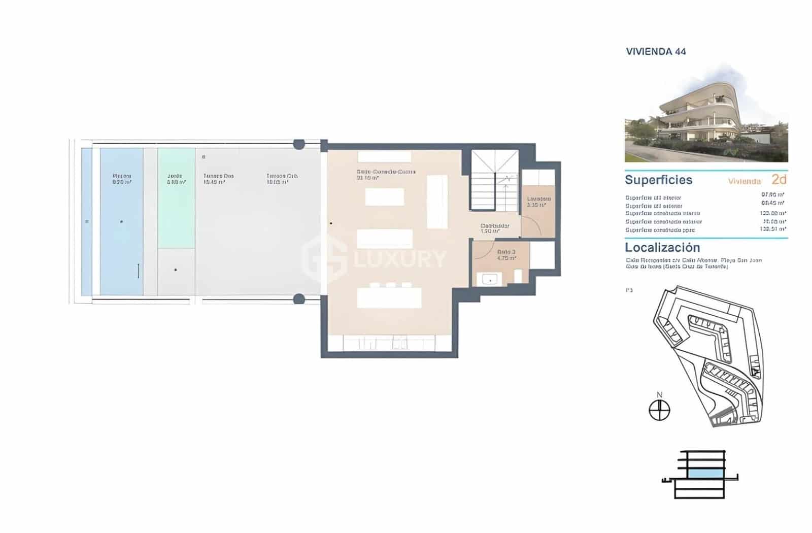 2 sypialnia Apartament przy plaży na sprzedaż w Playa San Juan z basenem garażem - 1 020 000 € (Ref: 9374721)