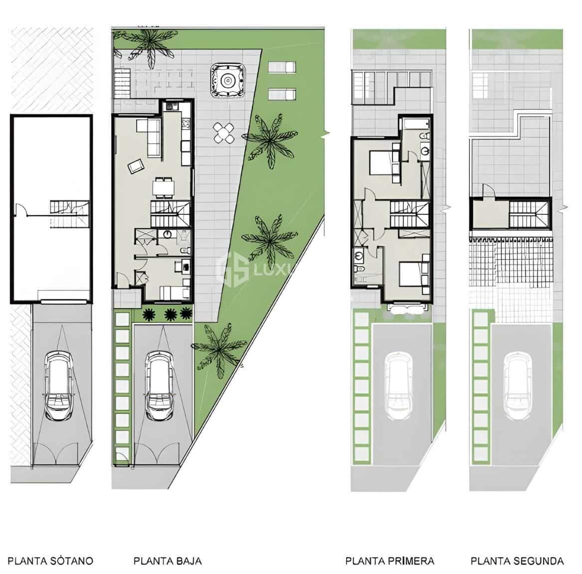 3 sovrum Radhus till salu i San Miguel de Abona med pool garage - 905 986 € (Ref: 9391995)