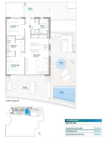 2 bedroom Apartment for sale in Los Menores, Adeje with pool garage - € 940,000 (Ref: 9519231)