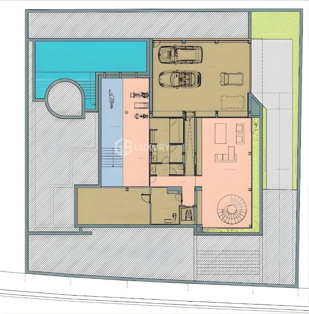 4 makuuhuone Huvila myytävänä paikassa Guia de Isora mukana uima-altaan 
autotalli - 6 900 000 € (Ref: 9548442)