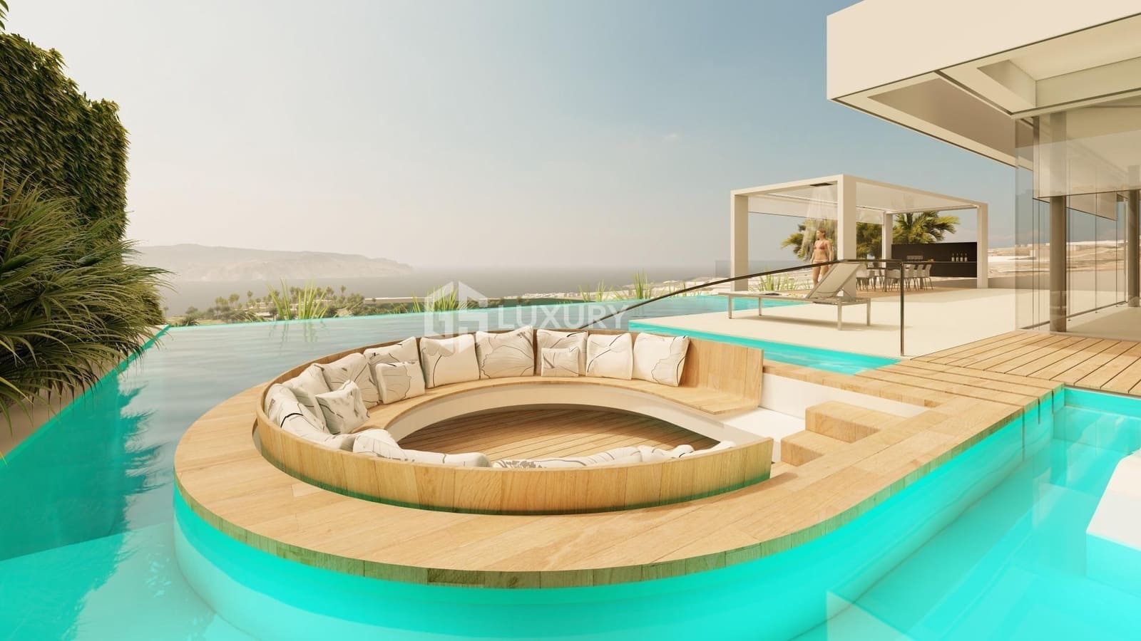 4 makuuhuone Huvila myytävänä paikassa Guia de Isora mukana uima-altaan 
autotalli - 6 900 000 € (Ref: 9548442)