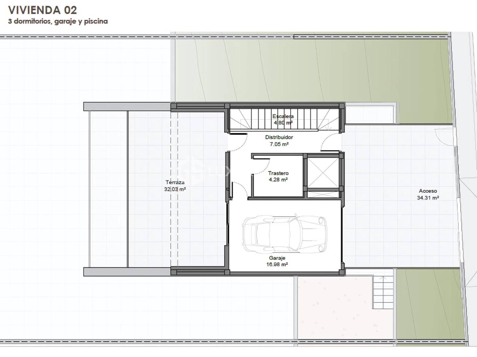 Chalet de 3 habitaciones en El Rosario en venta con garaje - 755.160 € (Ref: 9676064)