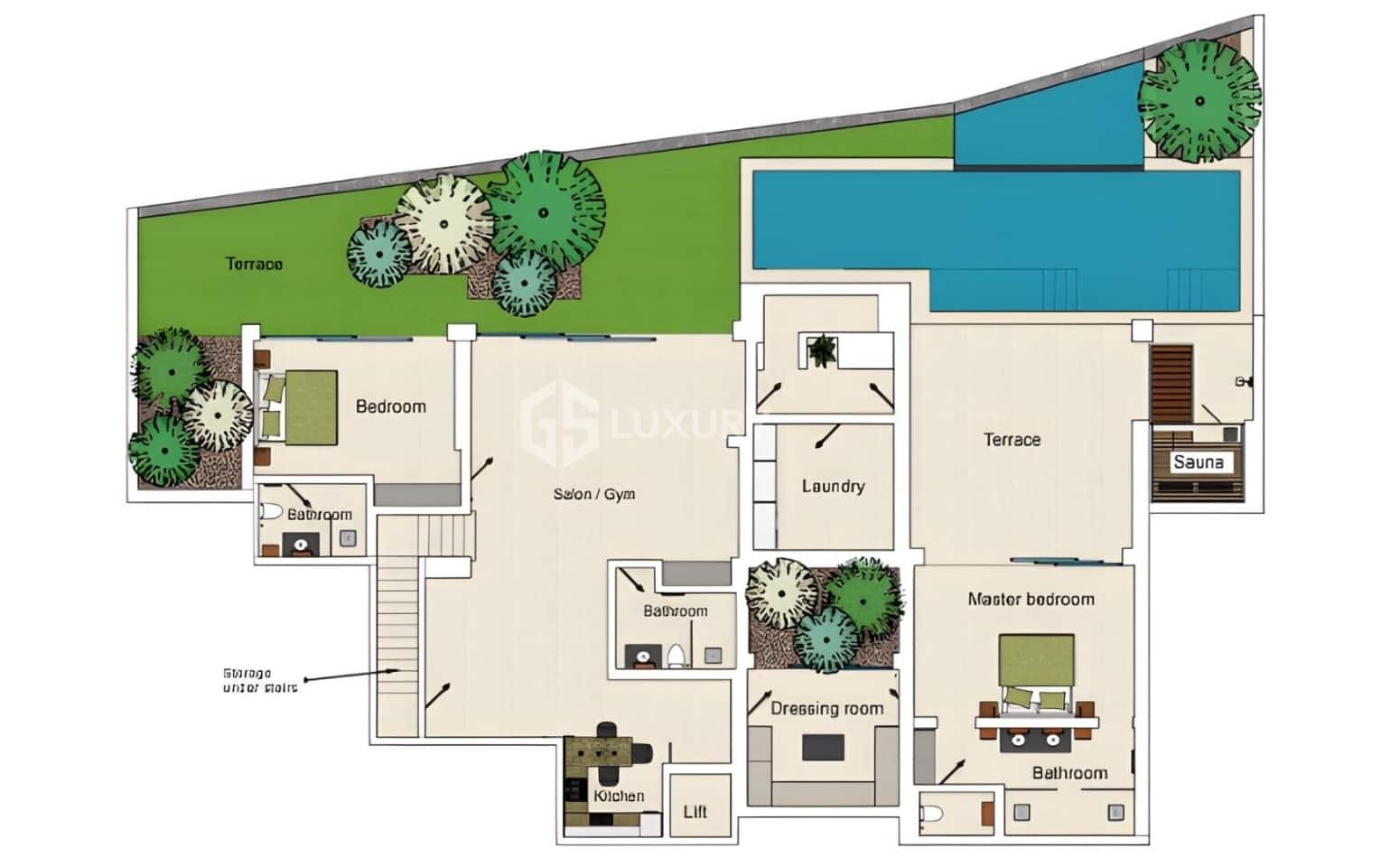 6 makuuhuone Huvila myytävänä paikassa Adeje mukana 
autotalli - 5 900 000 € (Ref: 9676159)