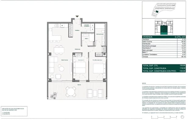 2 makuuhuone Asunto myytävänä paikassa Callao Salvaje - Playa Paraíso, Adeje mukana 
autotalli - 723 000 € (Ref: 9676166)