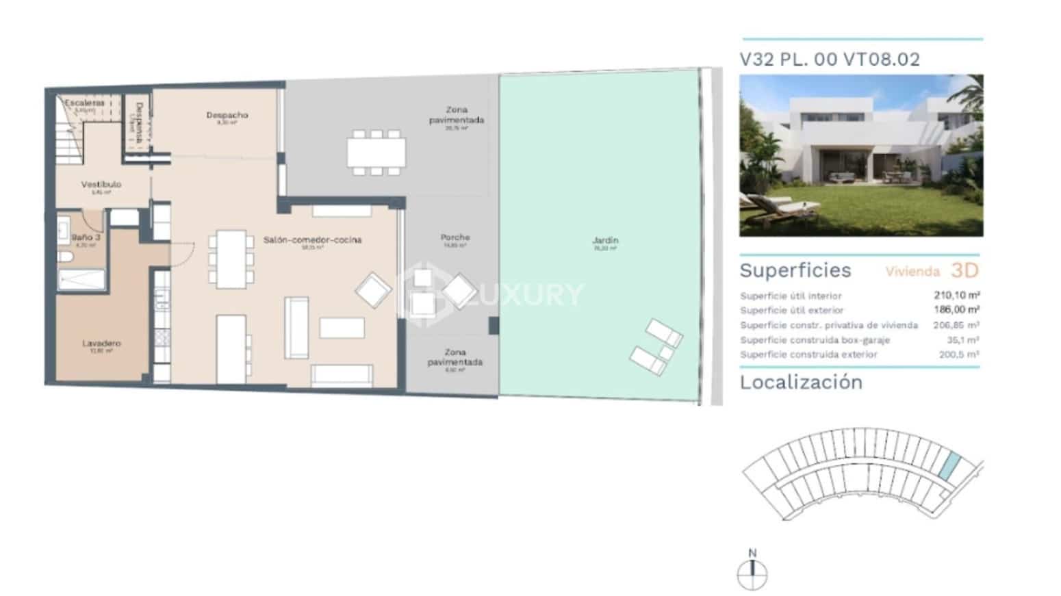 3 camera da letto Villa in vendita in Las Palmas de Gran Canaria con garage - 1.033.000 € (Rif: 9676169)