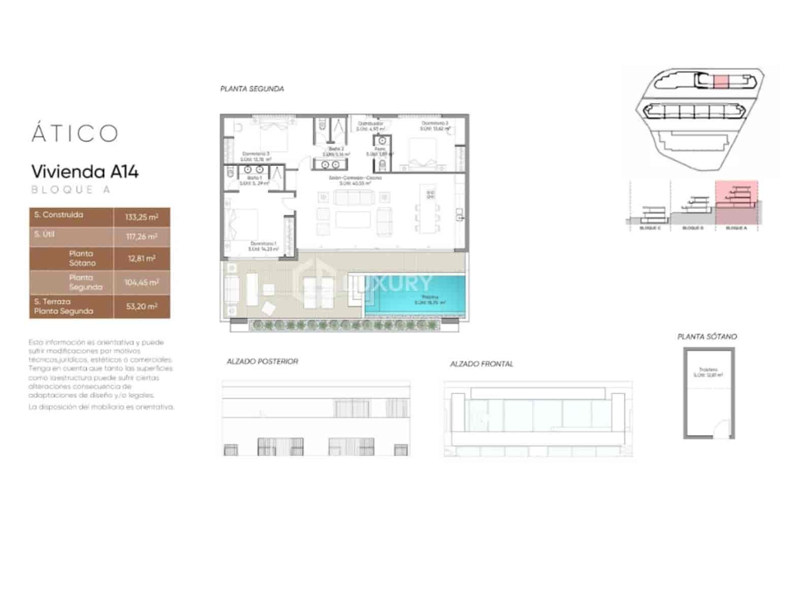 3 camera da letto Appartamento in vendita in Adeje con garage - 1.490.000 € (Rif: 9676192)