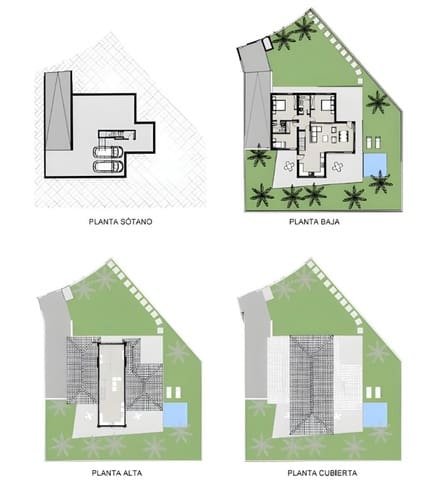 3 chambre Villa/Maison à vendre à San Miguel de Abona avec garage - 1 343 146 € (Ref: 9676202)