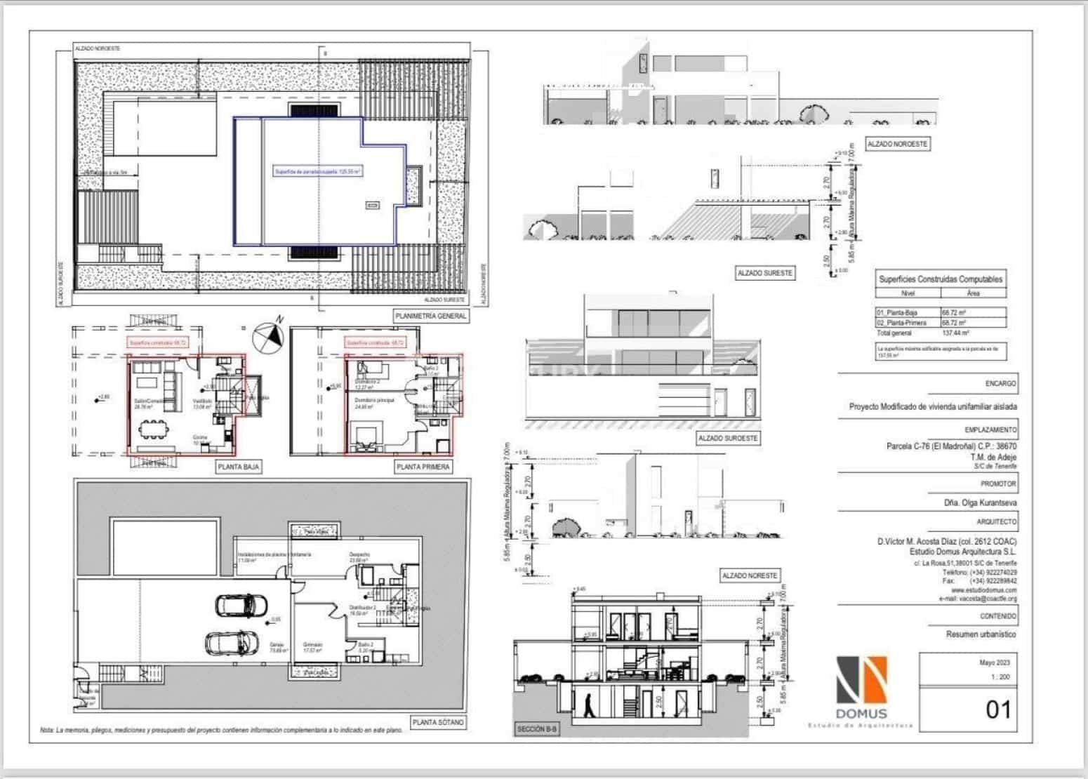 4 sypialnia Willa na sprzedaż w Adeje z garażem - 1 800 000 € (Ref: 9687580)