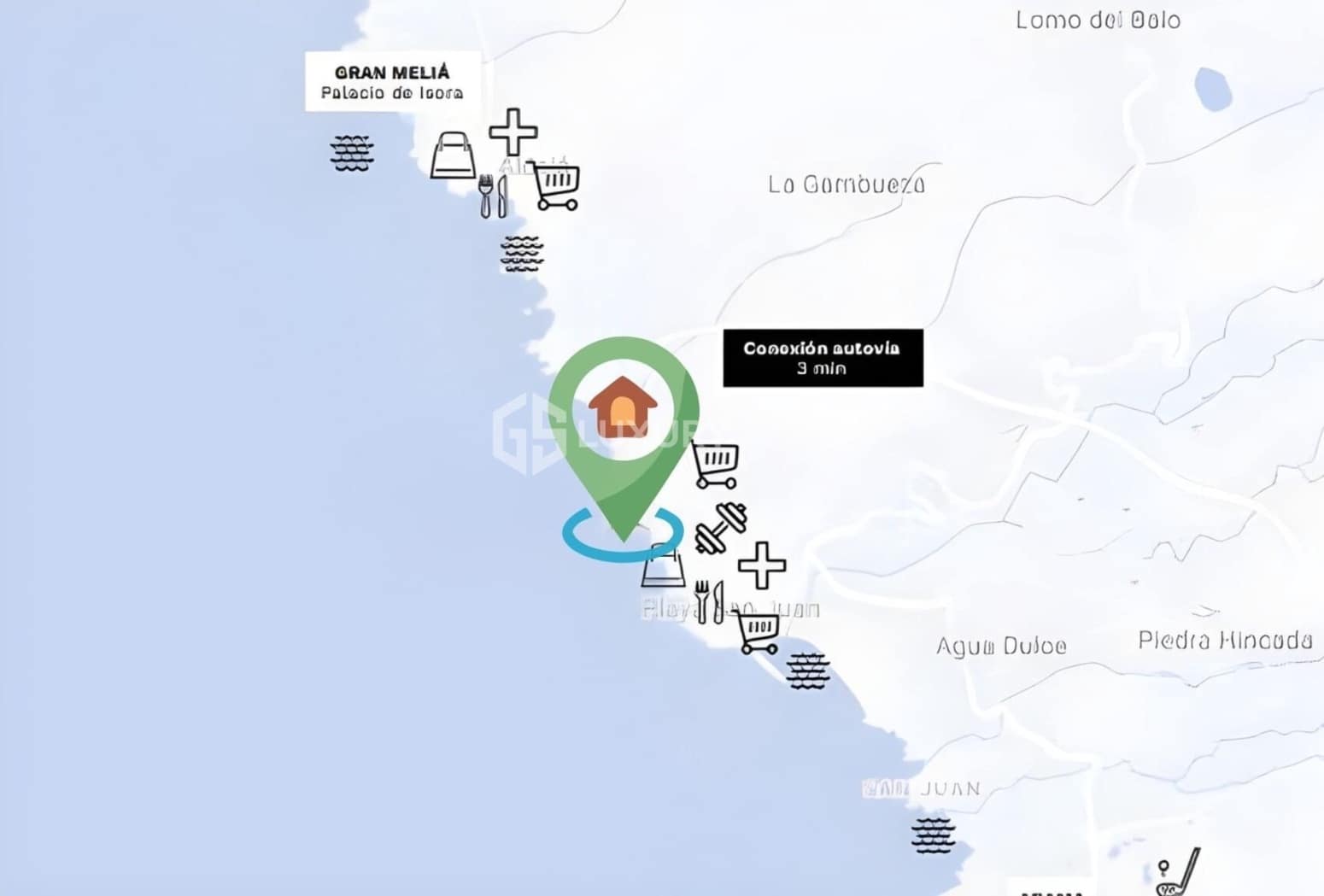 3 quarto Apartamento para venda em Guia de Isora com garagem - 1 540 000 € (Ref: 9805312)