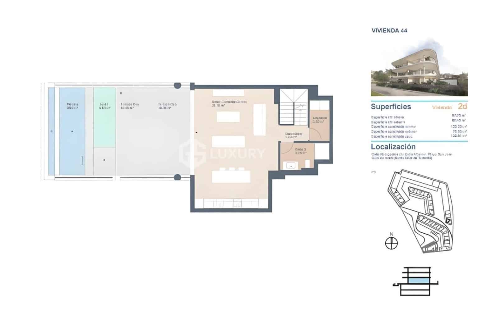 3 Zimmer Wohnung zu verkaufen in Guia de Isora mit Garage - 990.000 € (Ref: 9805313)
