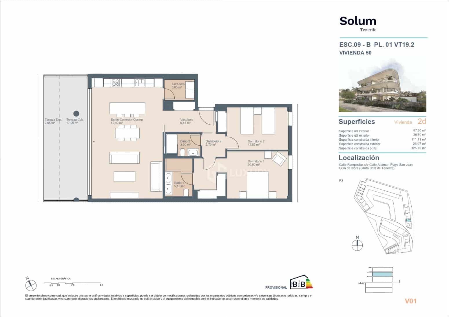 2 slaapkamer Flat te koop in Guia de Isora met garage - € 890.000 (Ref: 9850439)