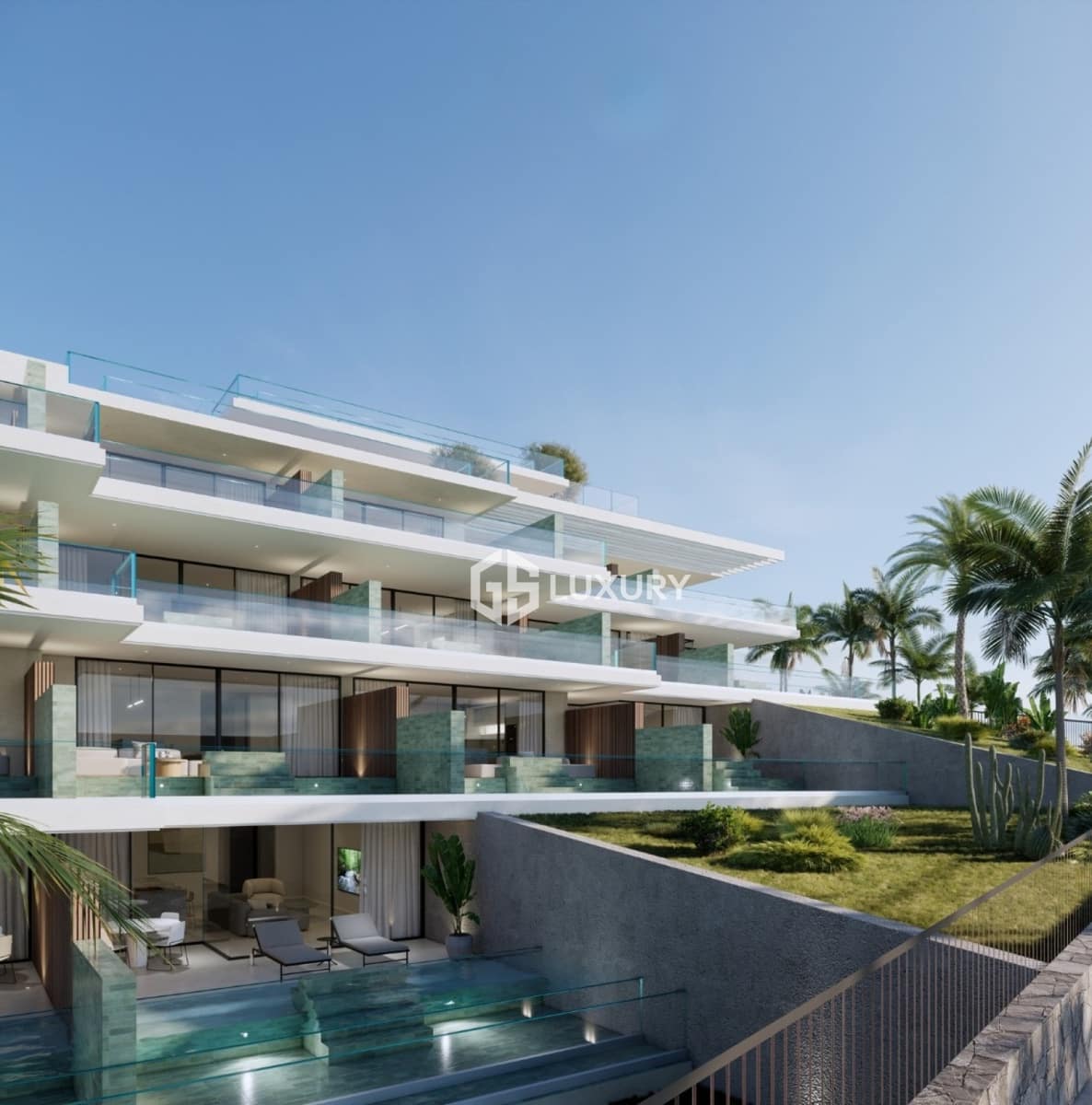 2 sypialnia Mieszkanie na sprzedaż w Los Cristianos z basenem garażem - 1 200 000 € (Ref: 9985745)