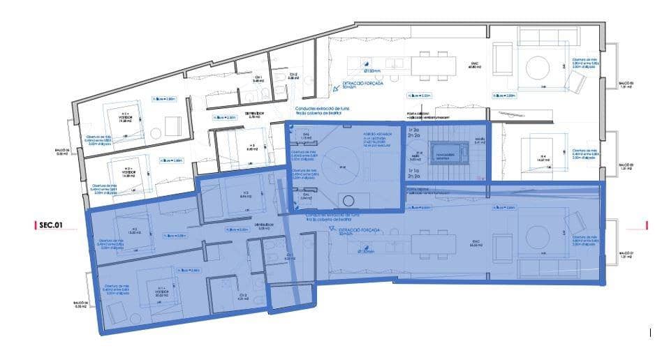 3 sovrum Lägenhet till salu i Barcelona stad - 789 000 € (Ref: 9640752)