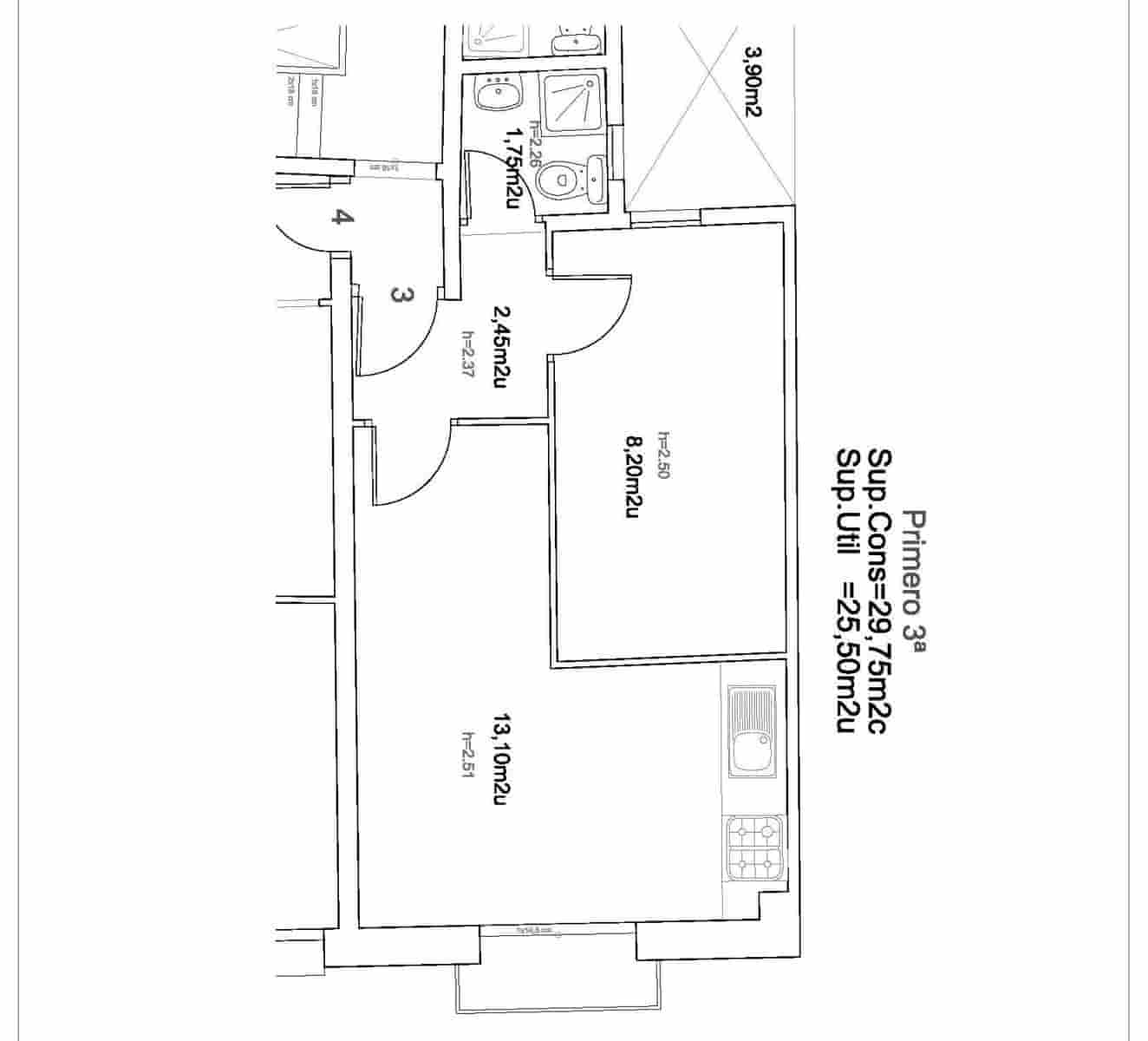 1 Zimmer Apartment zu verkaufen in Barcelona Stadt - 126.000 € (Ref: 9640753)