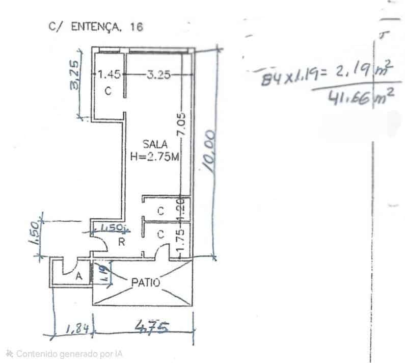Erhverv til leje i Barcelona by - € 850 (Ref: 9640768)