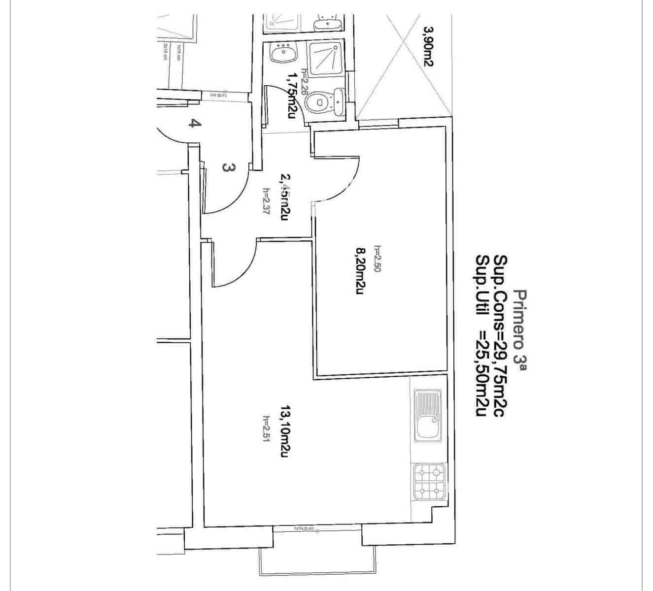1 bedroom Flat for sale in Barcelona city - € 126,000 (Ref: 9646192)