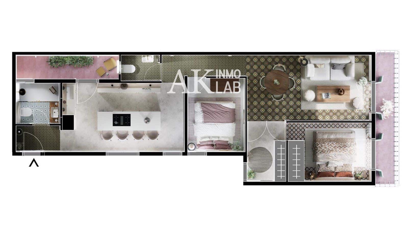 2 sovrum Lägenhet till salu i Barcelona stad - 515 000 € (Ref: 9646201)