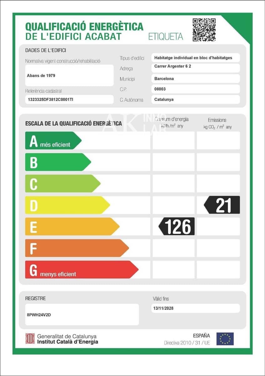 2 chambre Appartement à vendre à Barcelone ville - 522 500 € (Ref: 9646207)