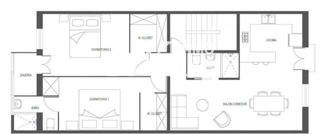 2 sovrum Lägenhet till salu i El Poble Sec, Barcelona stad - 125 000 € (Ref: 9646215)