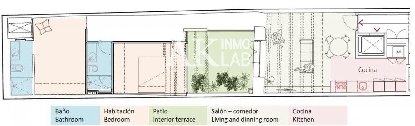 3 sypialnia Mieszkanie do wynajęcia w Miasto Barcelona - 2 200 € (Ref: 9646217)