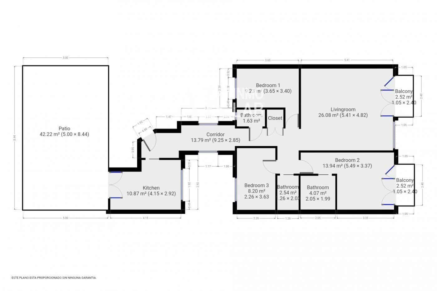 Ático de 3 habitaciones en Barcelona ciudad en venta - 728.000 € (Ref: 9730843)