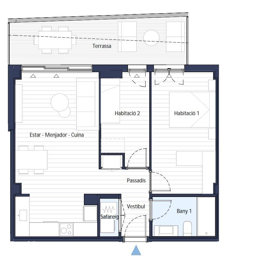 2 slaapkamer Flat te koop in Lloret de Mar met zwembad - € 281.000 (Ref: 10059092)