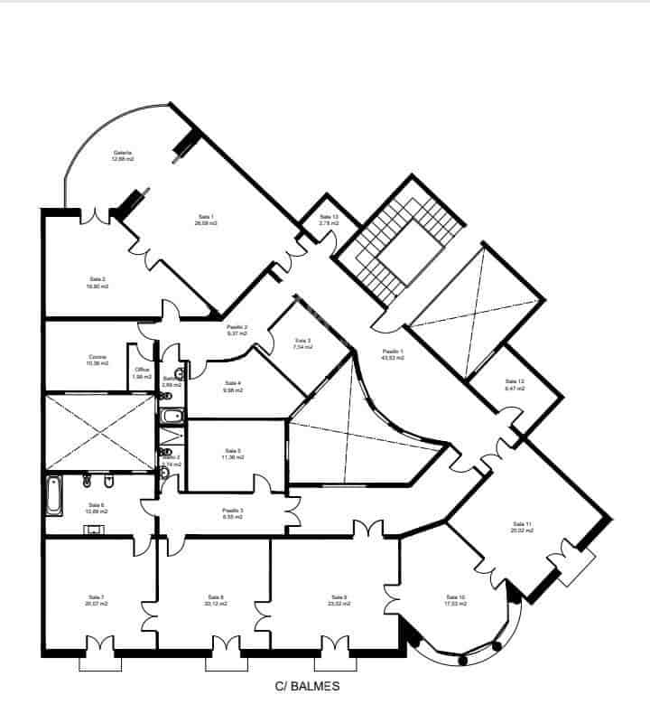 11 sypialnia Biuro do wynajęcia w Miasto Barcelona - 5 500 € (Ref: 10059107)