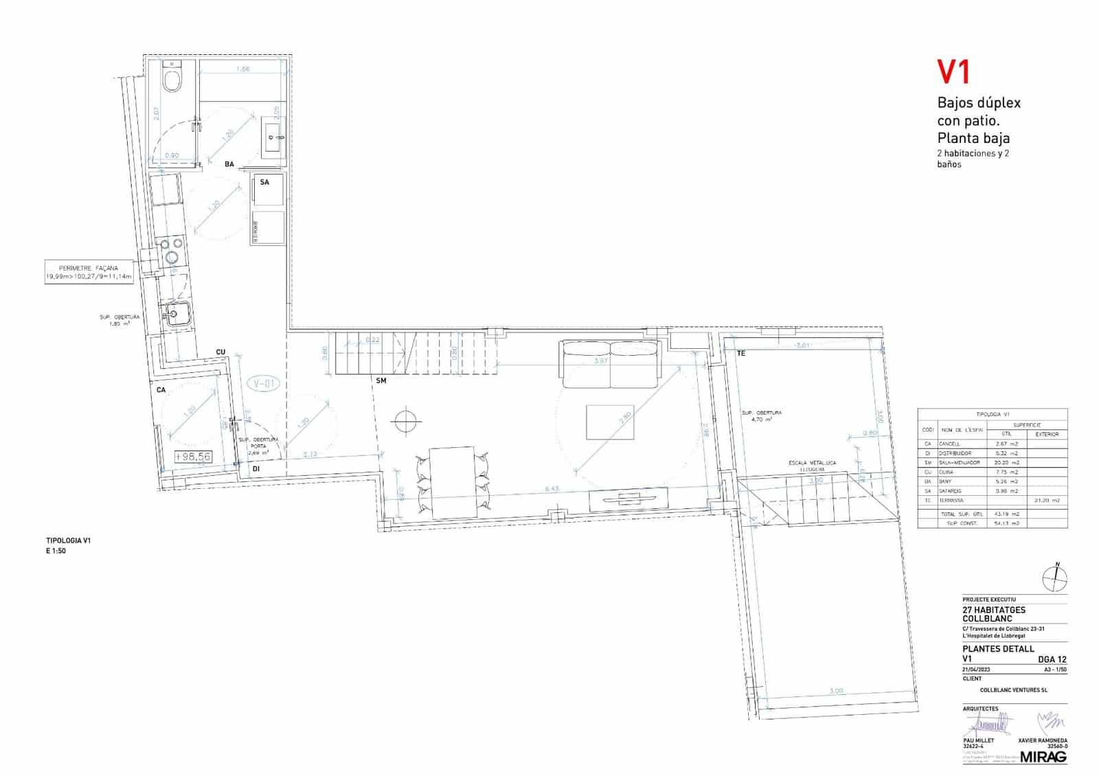 2 bedroom Flat for sale in L'Hospitalet de Llobregat with pool - € 480,000 (Ref: 10059119)