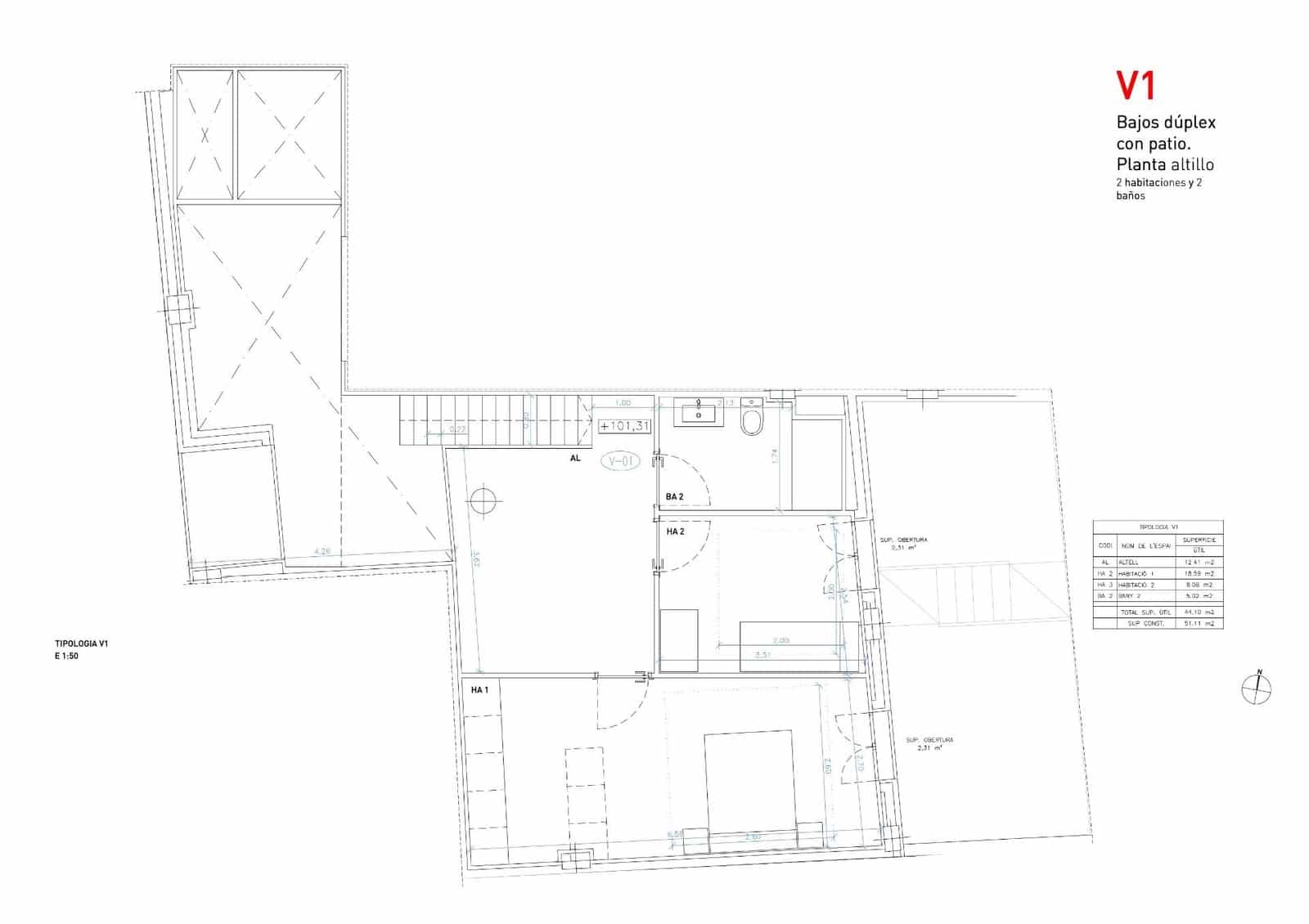 2 bedroom Flat for sale in L'Hospitalet de Llobregat with pool - € 480,000 (Ref: 10059119)