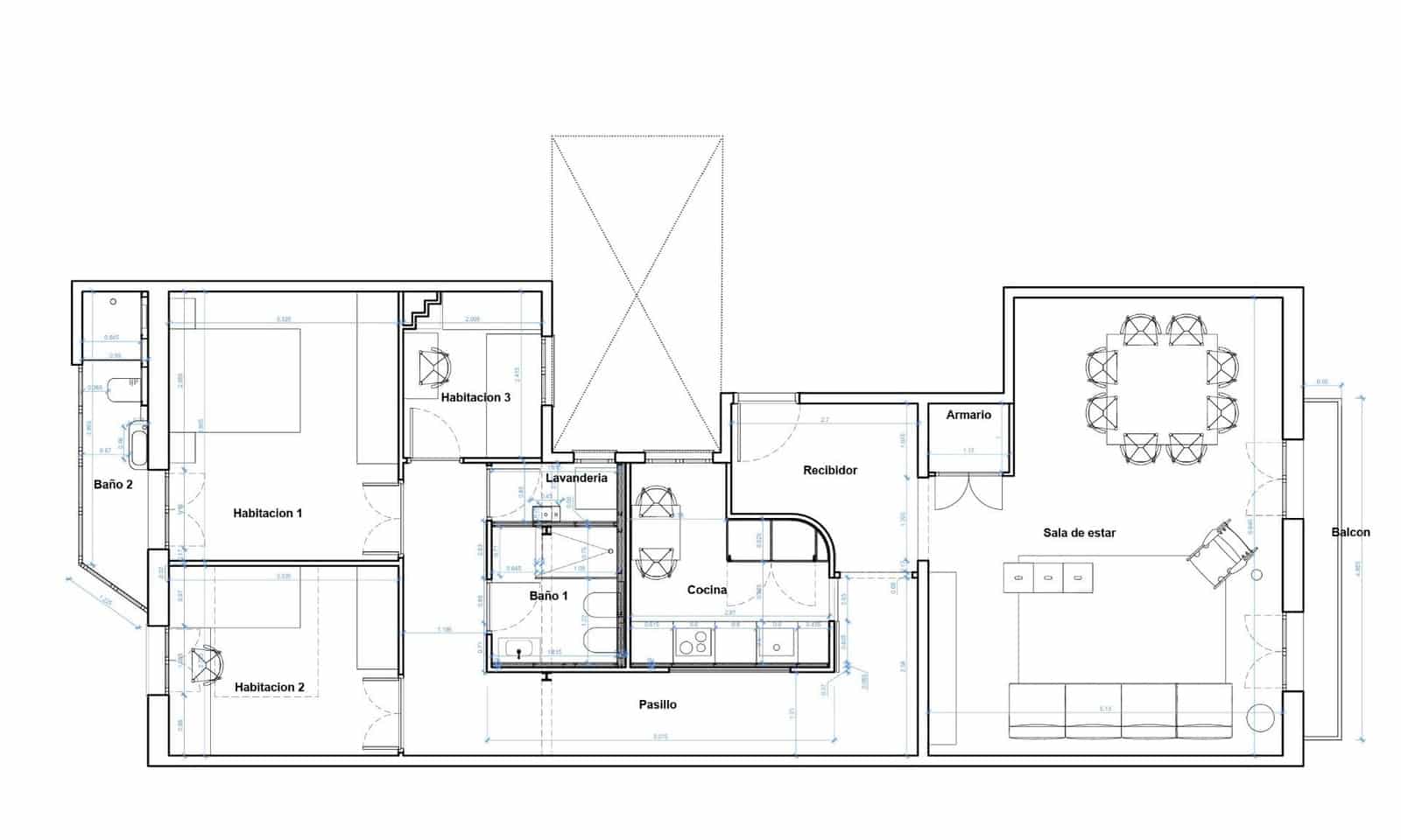 3 chambre Appartement à vendre à Barcelone ville - 649 000 € (Ref: 10120206)