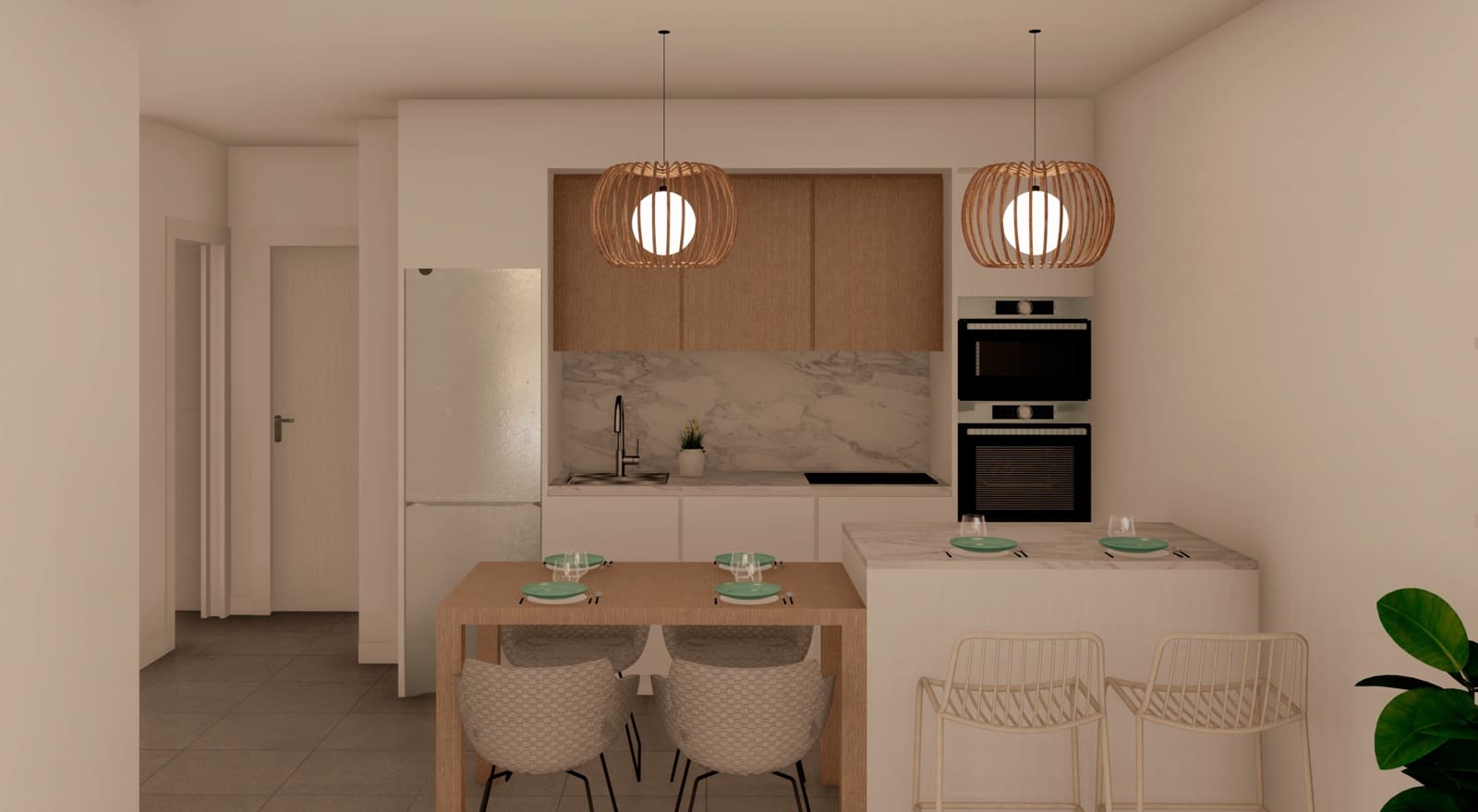 3 camera da letto Bungalow in vendita in Roldan con piscina garage - 245.000 € (Rif: 10026689)