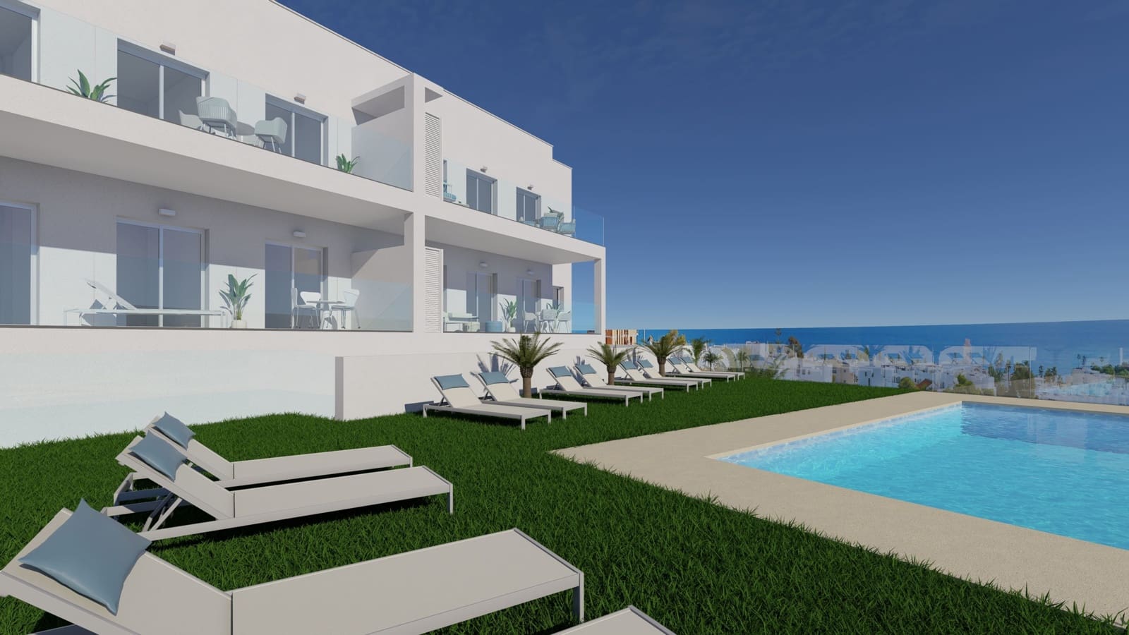 2 makuuhuone Huoneisto myytävänä paikassa Mojacar mukana uima-altaan - 325 600 € (Ref: 10031400)