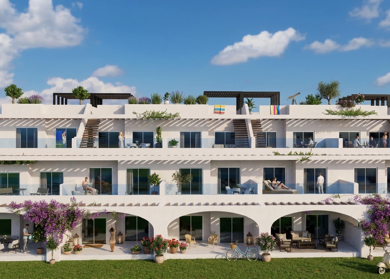 3 chambre Penthouse à vendre à Vera avec piscine garage - 315 000 € (Ref: 10036308)