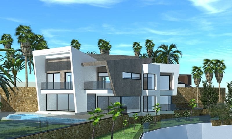 4 Zimmer Villa zu verkaufen in Calpe / Calp mit Pool Garage - 1.400.000 € (Ref: 10158935)