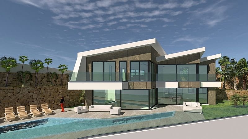 4 Zimmer Villa zu verkaufen in Calpe / Calp mit Pool Garage - 1.400.000 € (Ref: 10158935)