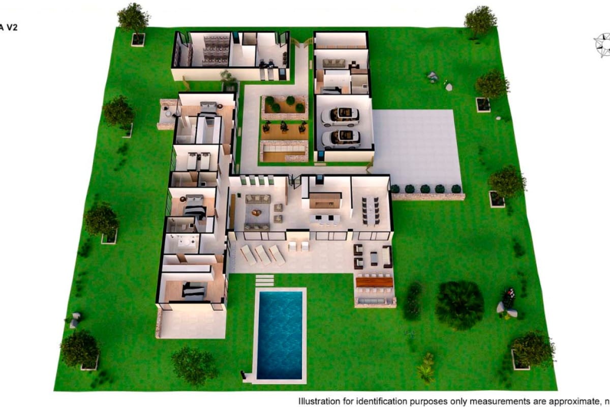 6 sypialnia Willa na sprzedaż w Yecla z basenem - 774 000 € (Ref: 10181406)
