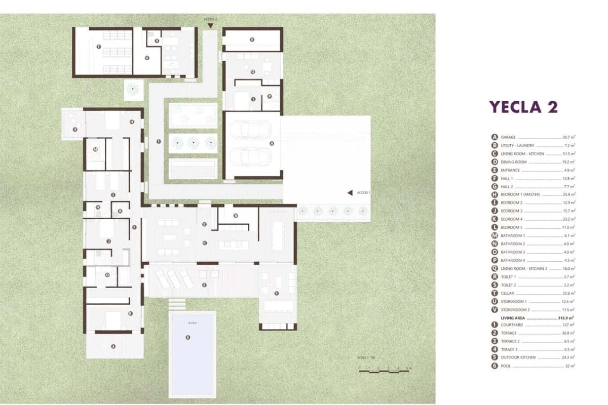 6 sypialnia Willa na sprzedaż w Yecla z basenem - 774 000 € (Ref: 10181406)