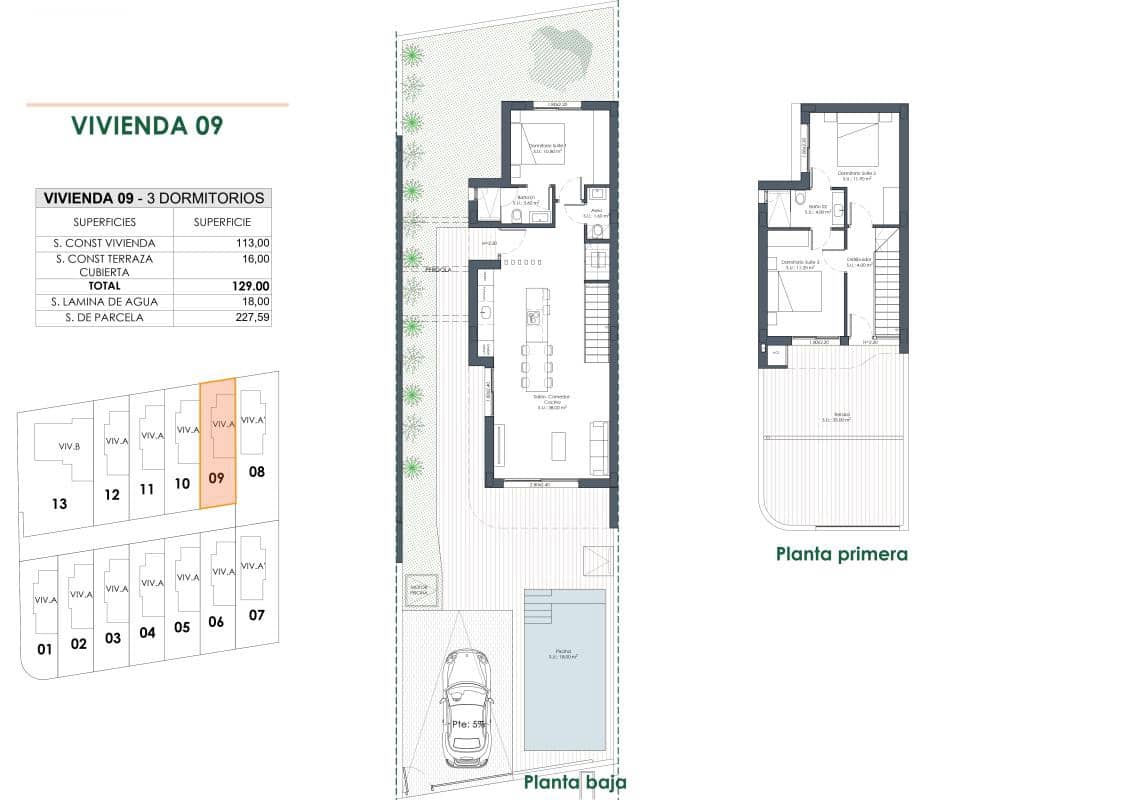 3 soveværelse Villa til salg i Los Montesinos med swimmingpool garage - € 445.000 (Ref: 10181526)