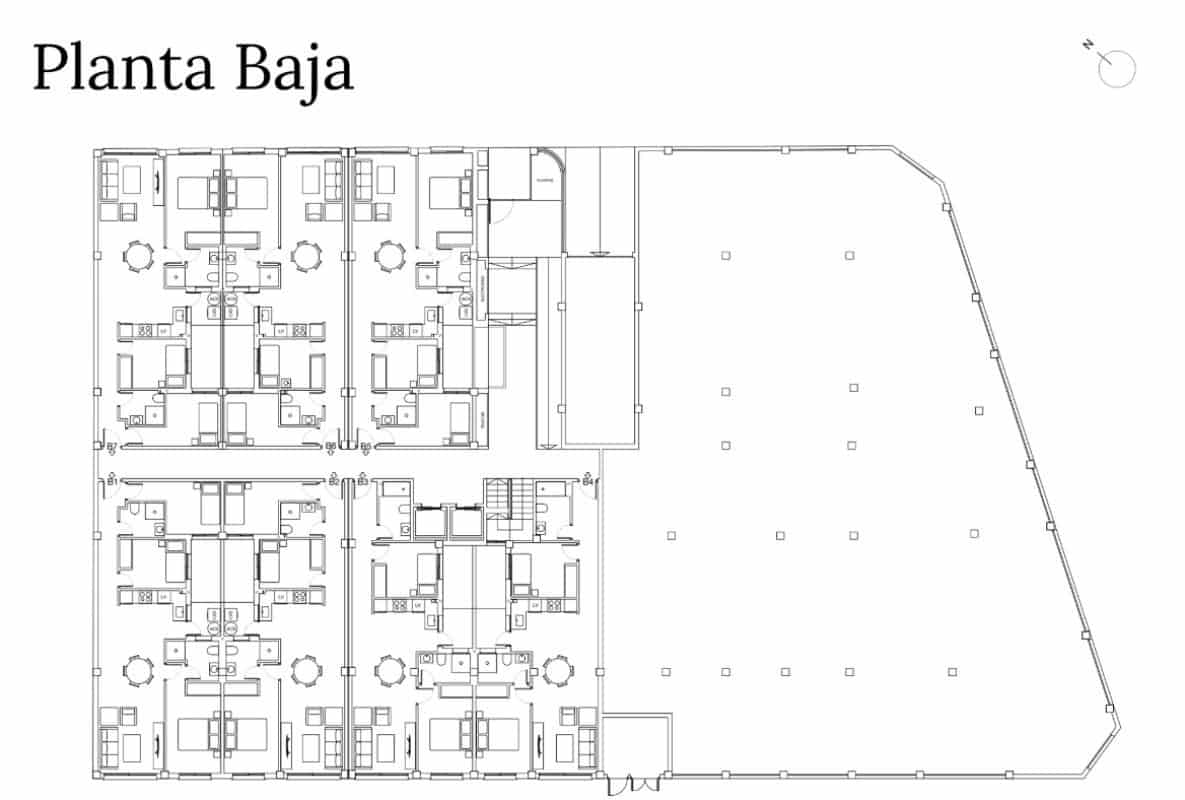 3 makuuhuone Huoneisto myytävänä paikassa Jacarilla mukana uima-altaan 
autotalli - 170 000 € (Ref: 10182958)