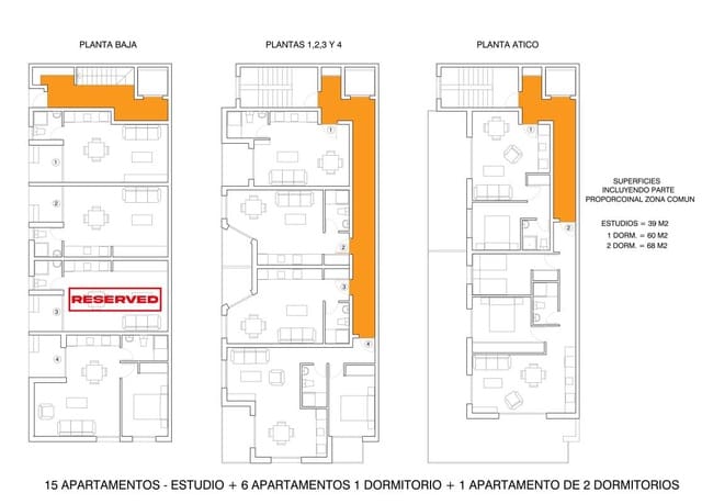 1 soverom Leilighet til salgs i Playa del Acequión, Torrevieja - € 122 500 (Ref: 10184746)