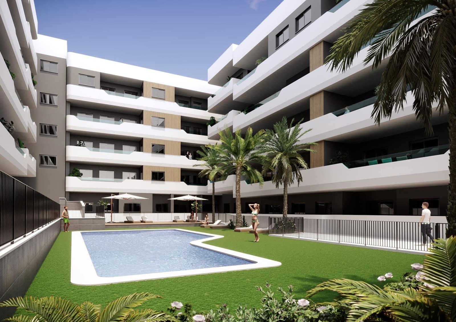 2 soveværelse Penthouse til salg i Santa Pola med swimmingpool garage - € 313.000 (Ref: 8867188)