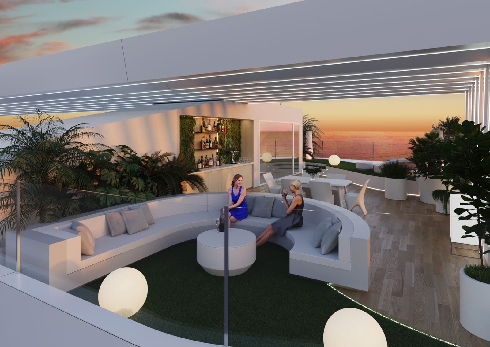 2 soveværelse Lejlighed til salg i La Manga del Mar Menor med swimmingpool garage - € 549.000 (Ref: 9327186)