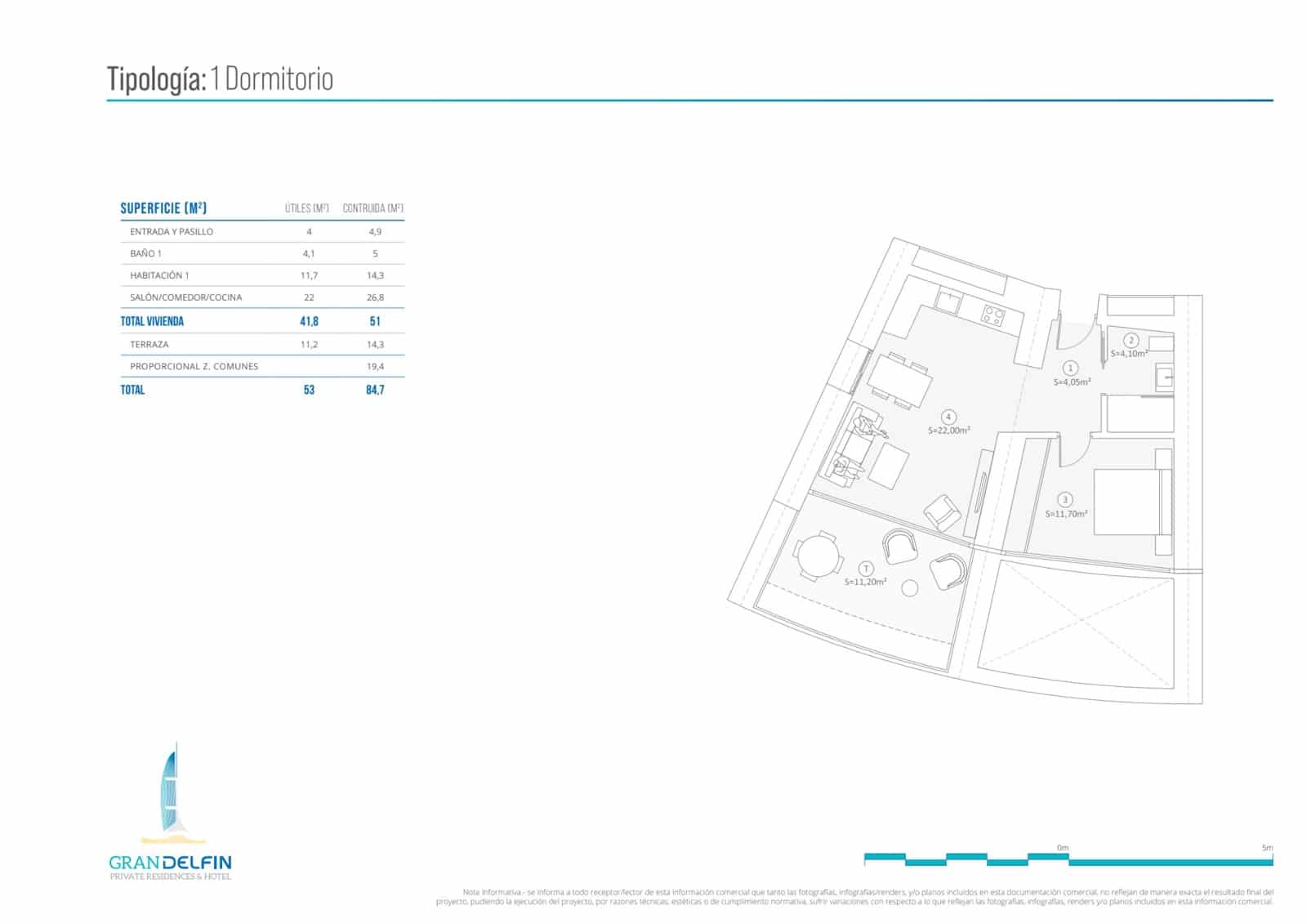 2 soverom Leilighet til salgs i Benidorm med svømmebasseng garasje - € 1 108 000 (Ref: 9327705)