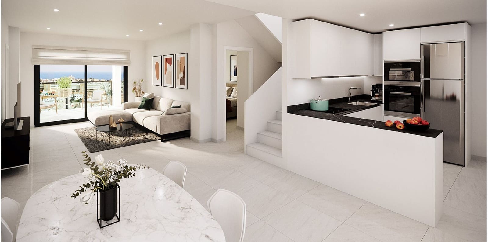 3 chambre Penthouse à vendre à Torrevieja avec piscine - 540 000 € (Ref: 9328033)