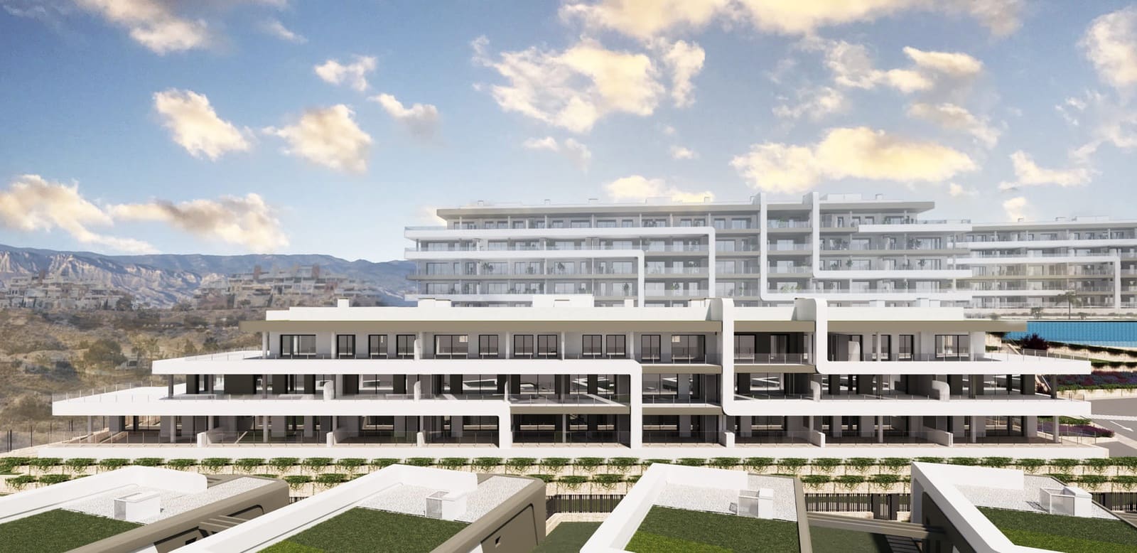 2 sypialnia Penthouse na sprzedaż w Muchamiel / Mutxamel z basenem garażem - 399 000 € (Ref: 9328134)