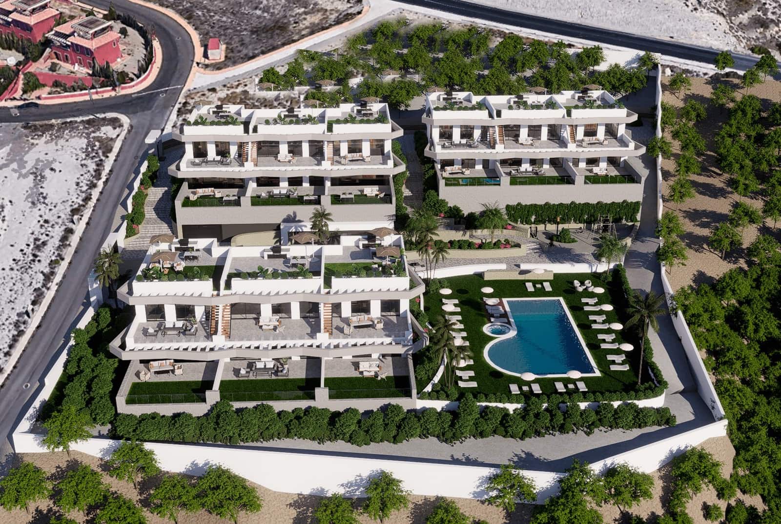 2 soveværelse Bungalow til salg i Finestrat med swimmingpool - € 389.900 (Ref: 9328253)